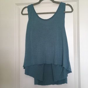 Free People Casual Teal Tank XS